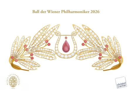 Diadem Philharmonikerball 2026 Entwurf: Christof Cremer
